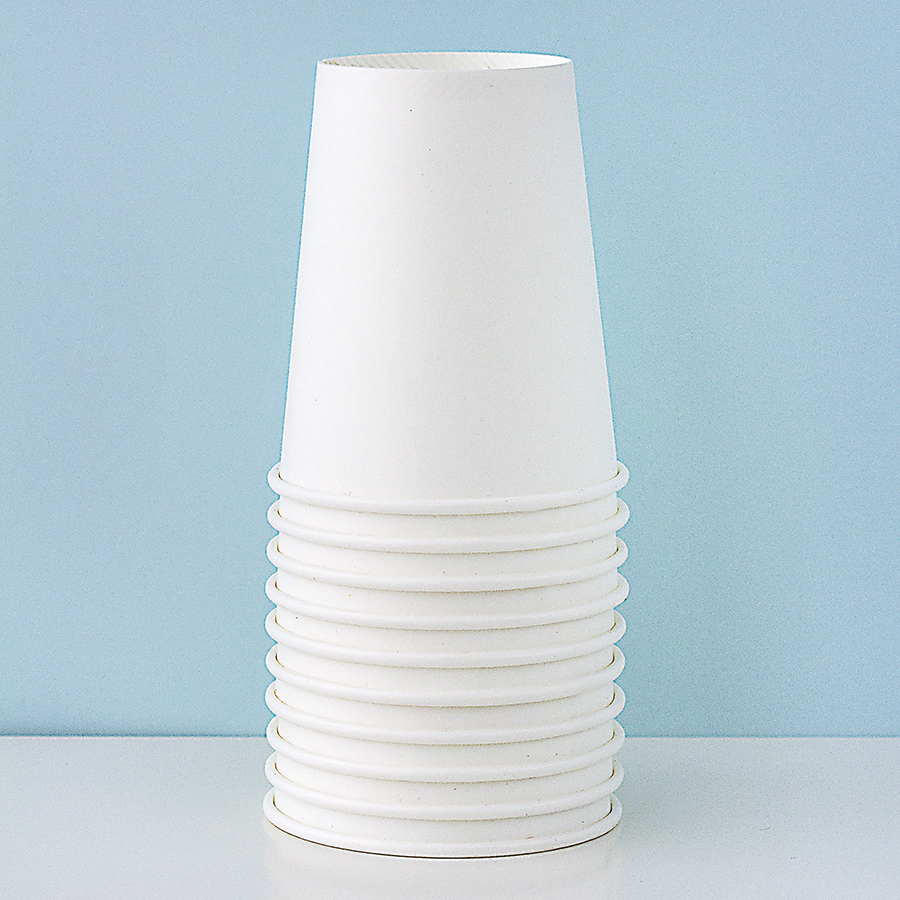Imagen de producto: 10 vasos de papel blancos