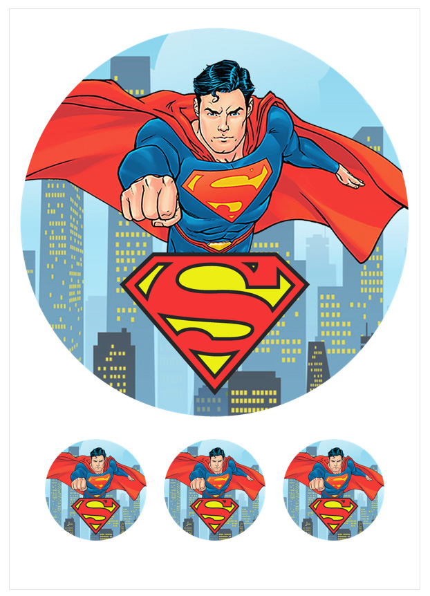 Imagen de producto: Modelo nº 1329: Superman para tarta