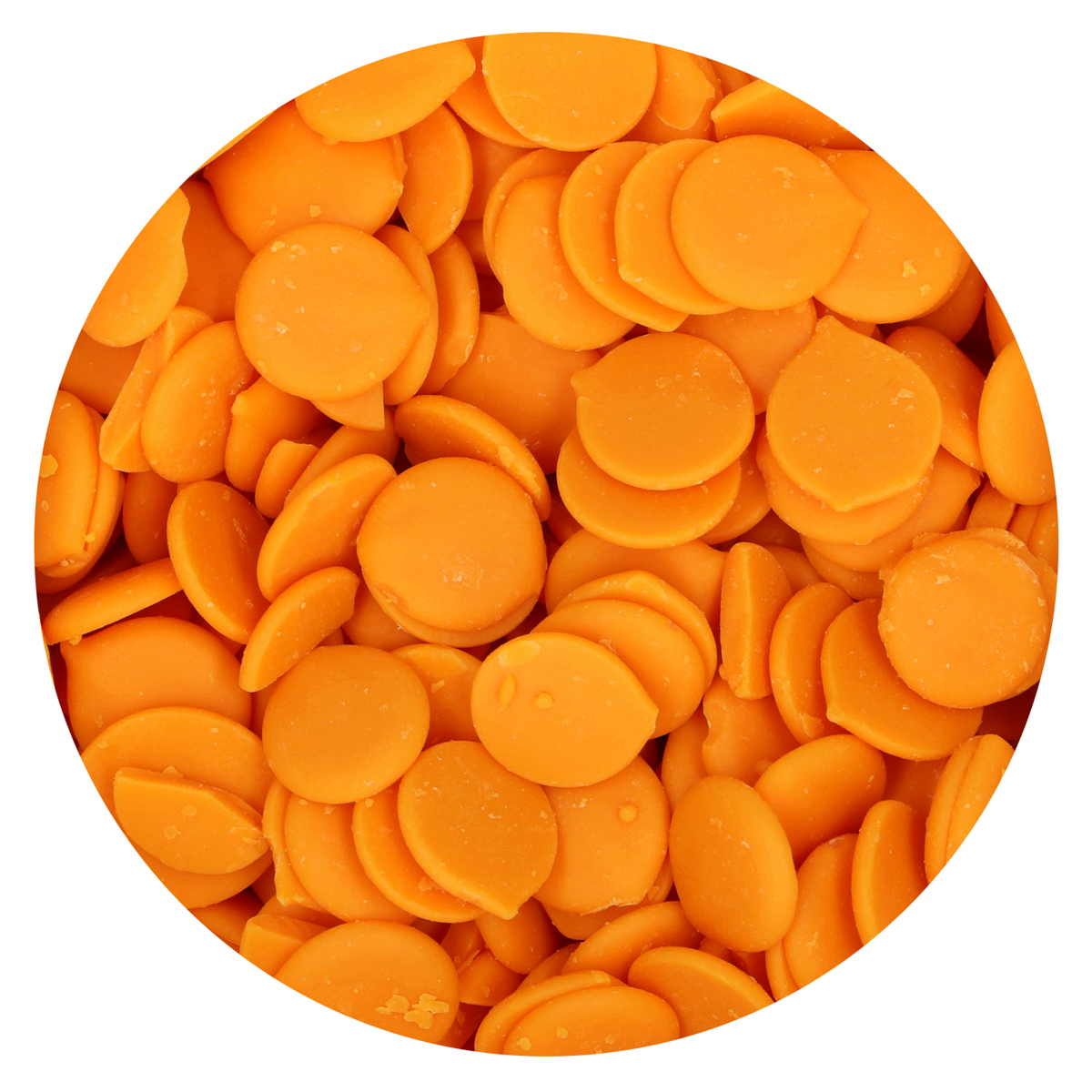 Imagen de producto: Deco Melts naranjas - 250 g - Funcakes