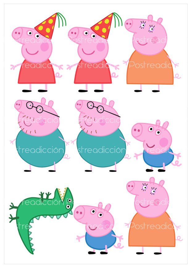 Imagen de producto: Modelo nº 1401: Peppa Pig y familia