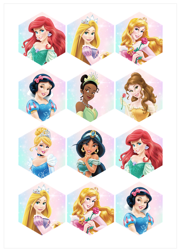 Imagen de producto: Modelo nº 1410: Princesas Disney hexágono