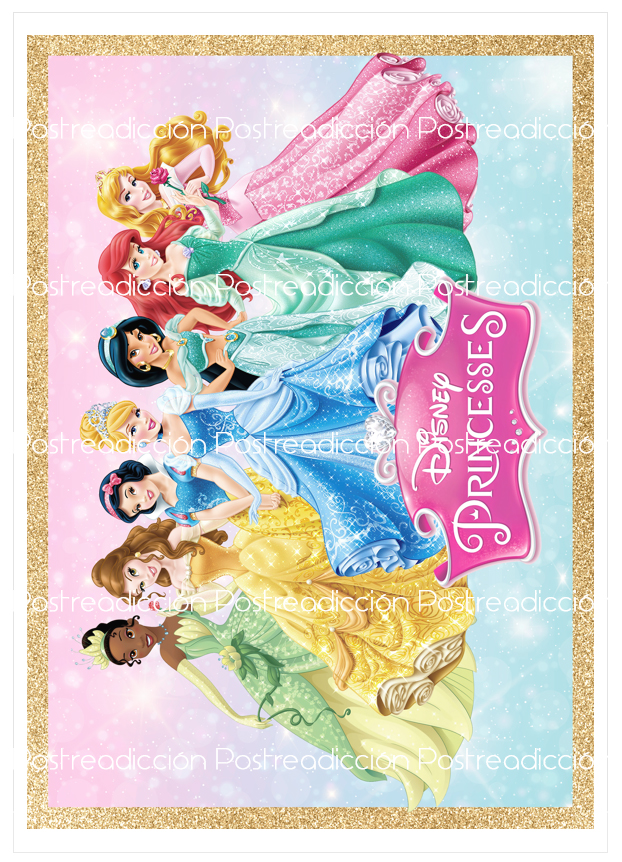 Imagen de producto: Modelo nº 1510: Princesas Disney para tarta