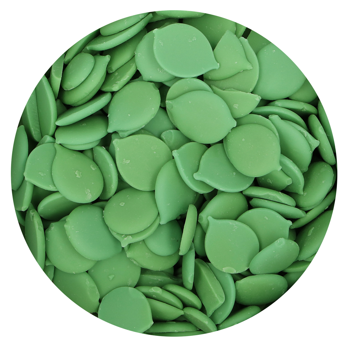 Imagen de producto: Deco Melts verdes - 250 g - Funcakes