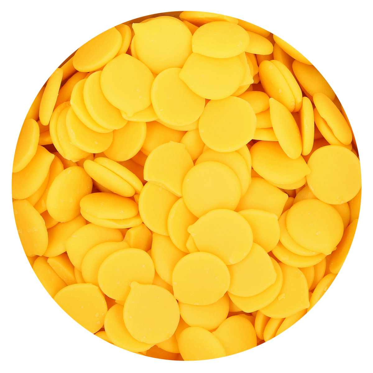 Imagen de producto: Deco Melts amarillos - 250 g - Funcakes