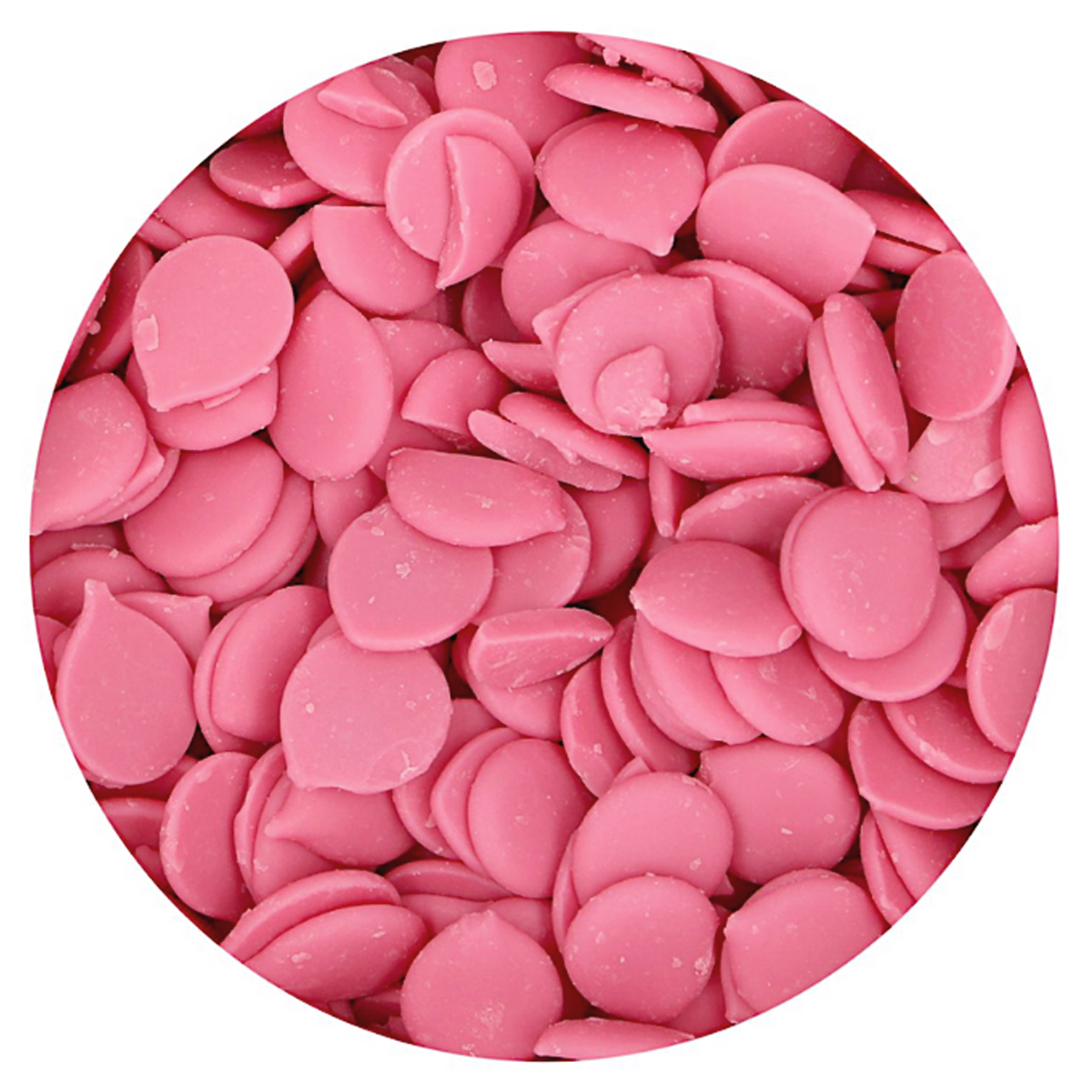 Imagen de producto: Deco Melts rosas - 250 g - Funcakes