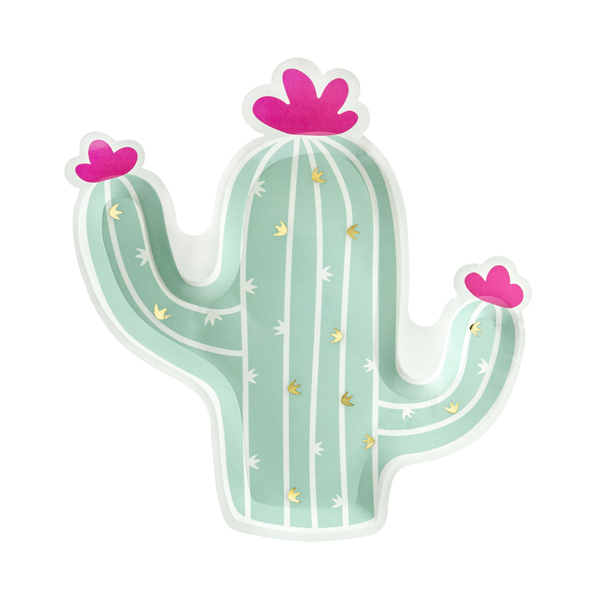 Imagen de producto: 6 platos en forma de cactus
