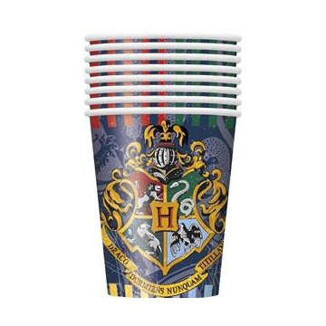 Imagen de producto: 8 vasos de Harry Potter de 266 ml