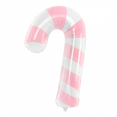 Imagen de producto: Globo de bastón de caramelo rosa de 46 x 74 cm