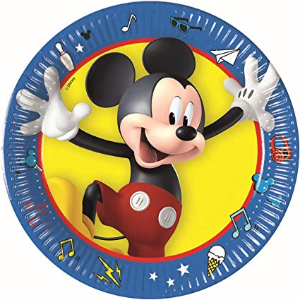 Imagen de producto: 8 platos de Mickey Mouse de  20 cm