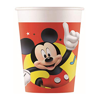 Imagen de producto: 8 vasos de Mickey Mouse de  200 ml