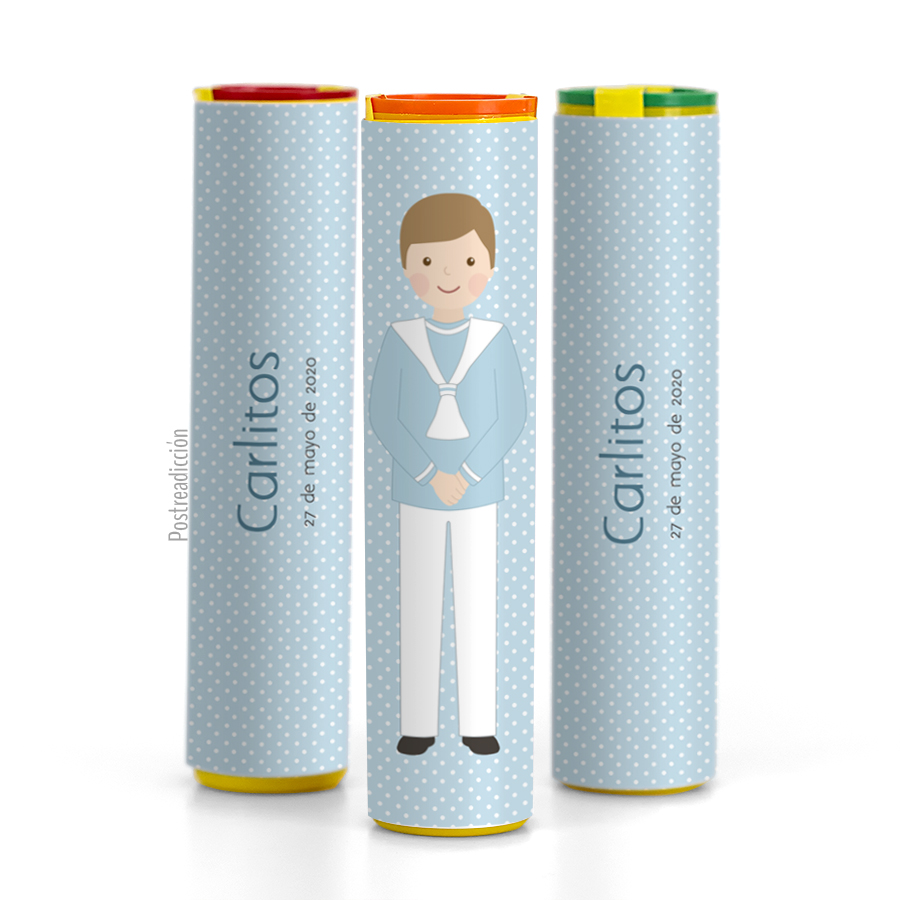 Imagen de producto: 6 tubos de comunión Carlitos