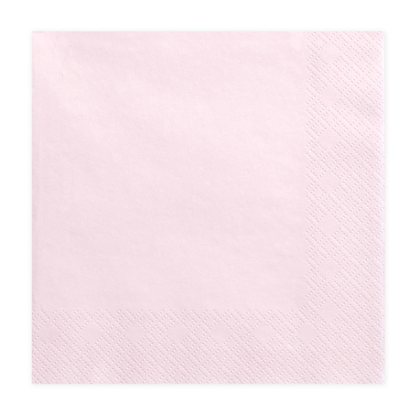 Imagen de producto: 20 servilletas rosas