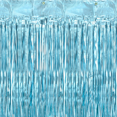 Imagen de producto: Cortina de fiesta azul, 90 x 250 cm.