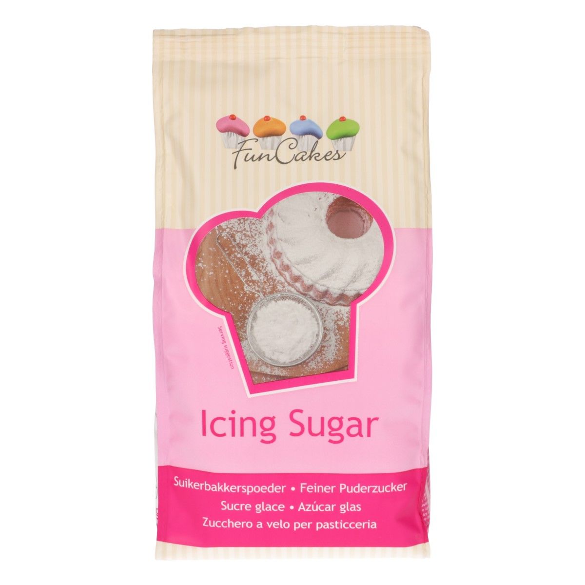 Imagen de producto: Azúcar lustre (icing sugar) Funcakes - 900 g