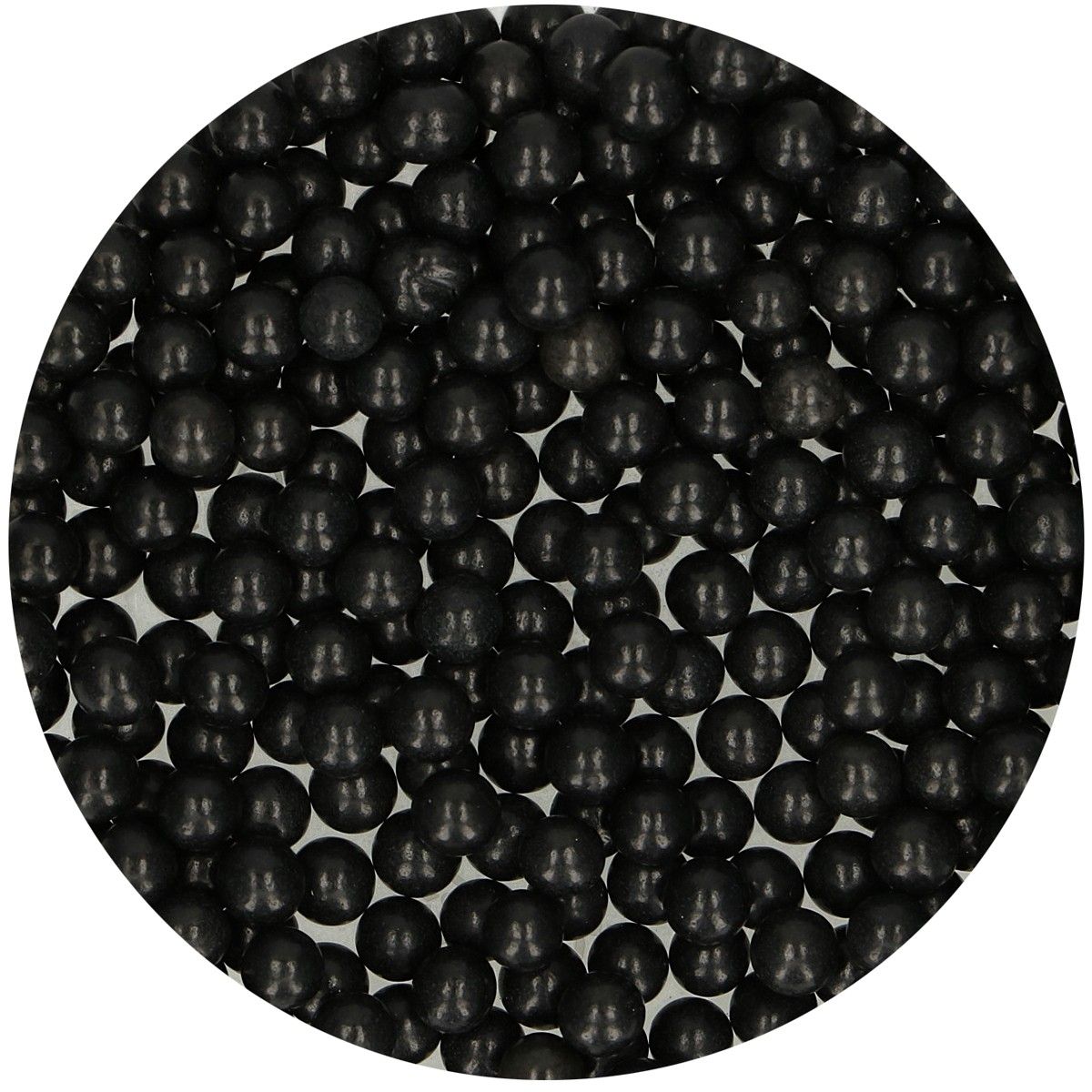 Imagen de producto: Perlas negras 7 mm , 80 g - Funcakes