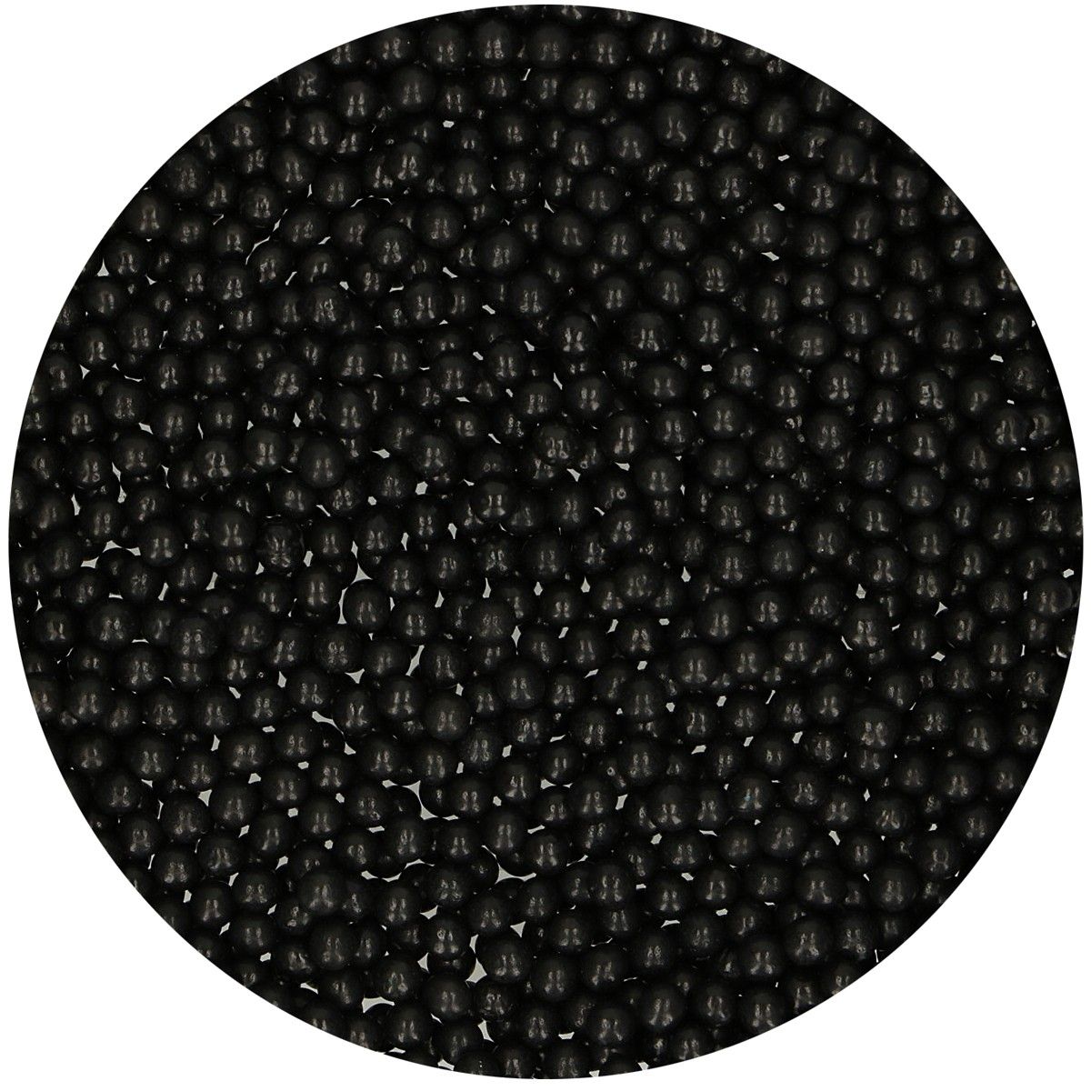 Imagen de producto: Perlas negras 4 mm, 80 g - Funcakes