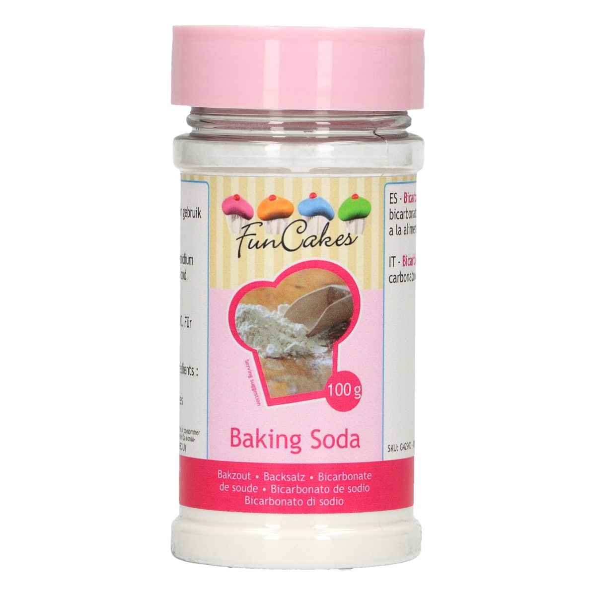 Imagen de producto: Bicarbonato sódico Funcakes, 100 g