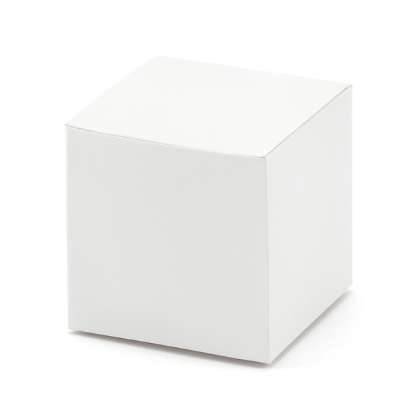 Imagen de producto: 10 cajitas cubo blancas