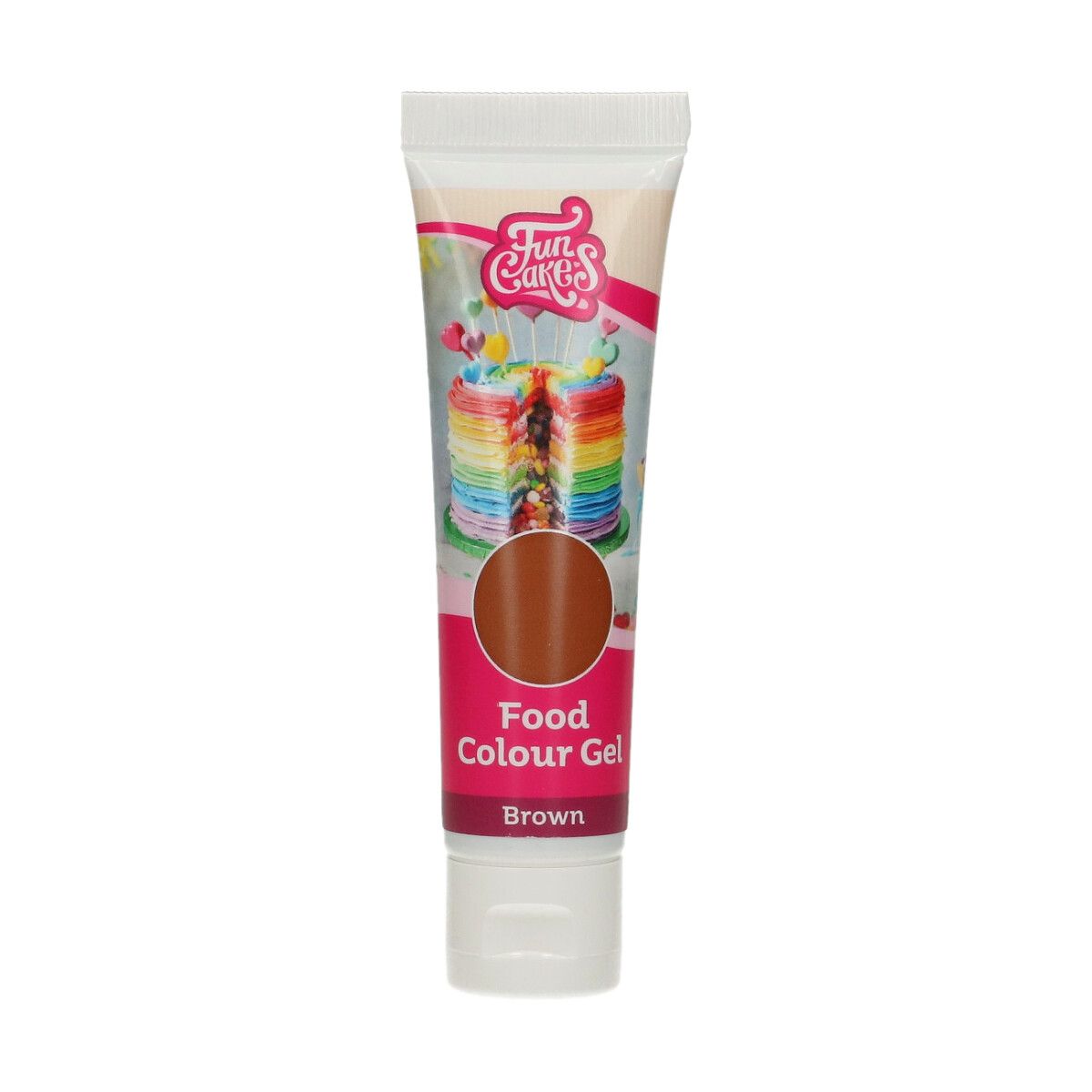 Imagen de producto: Colorante en gel color marrón 30 g - Funcakes