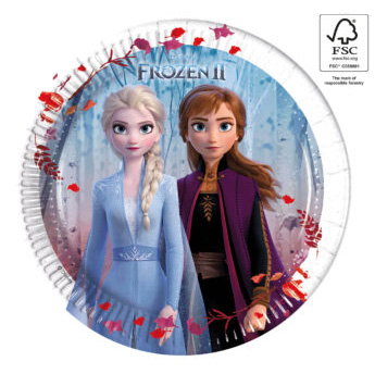 Imagen de producto: 	8 platos de Frozen II de 20 cm