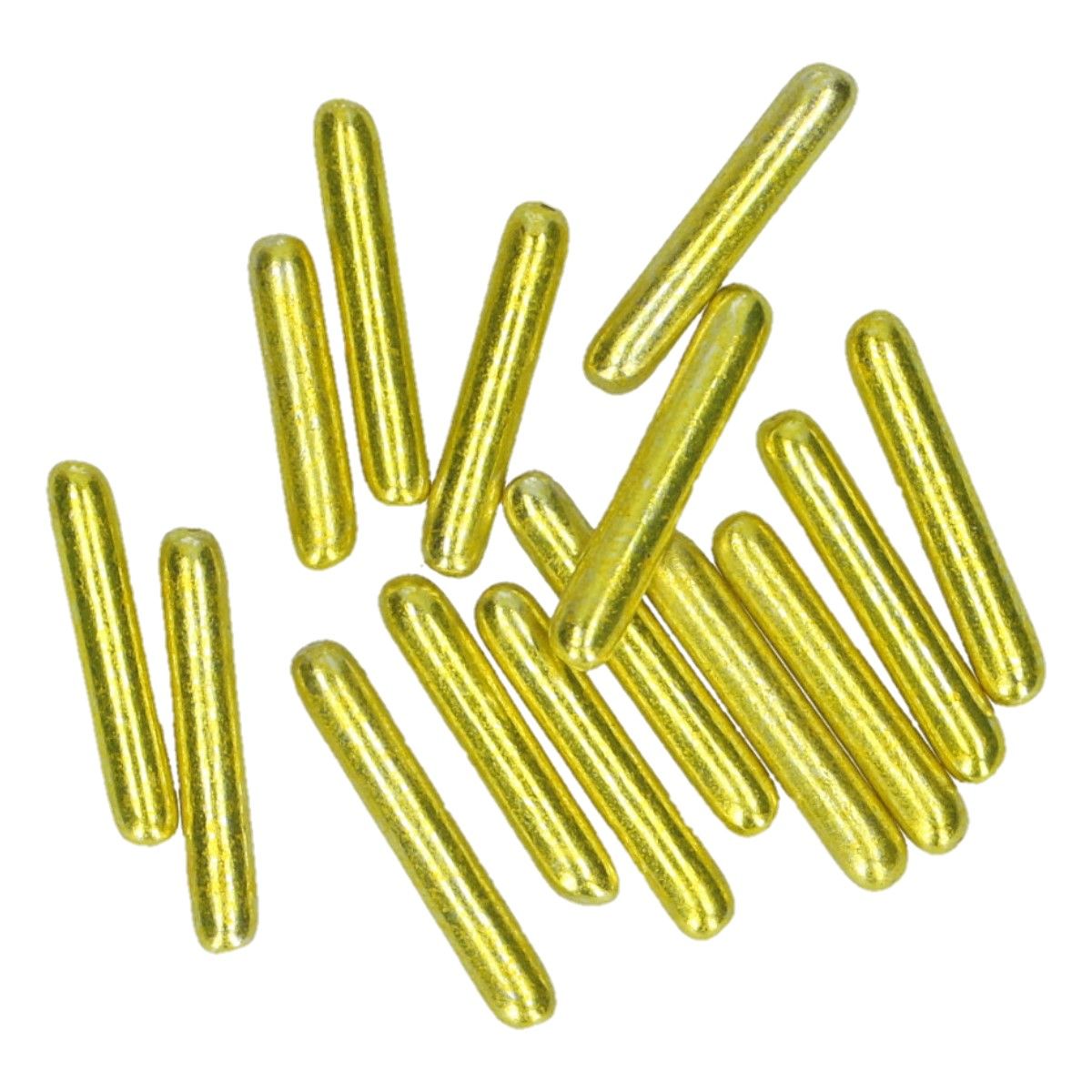Imagen del producto: Fideos metalizados dorados, 70 g - Funcakes