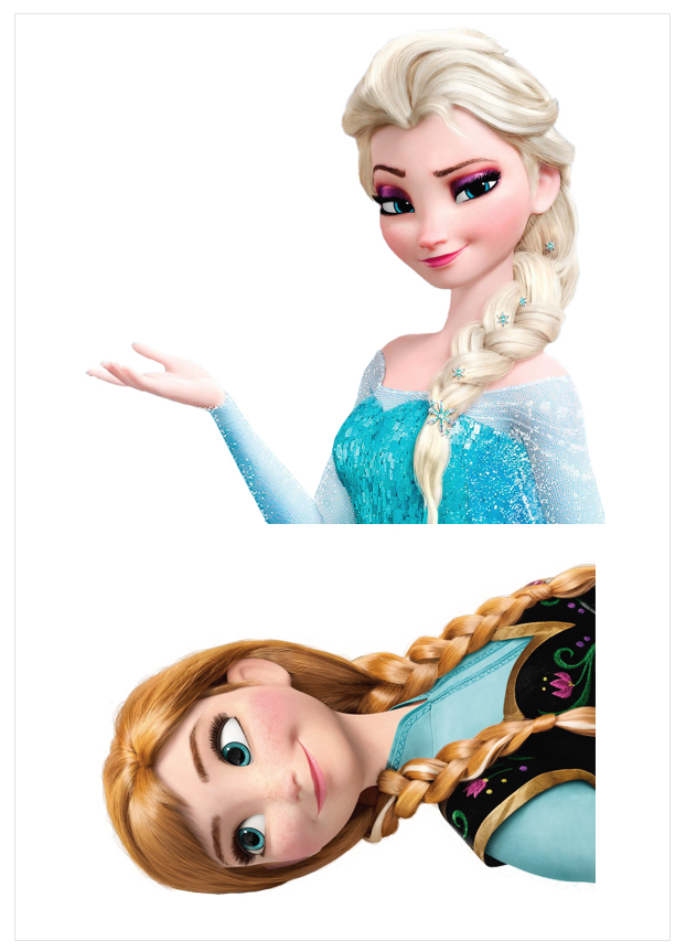 Imagen del producto: Modelo nº 2374: Elsa y Anna, Frozen