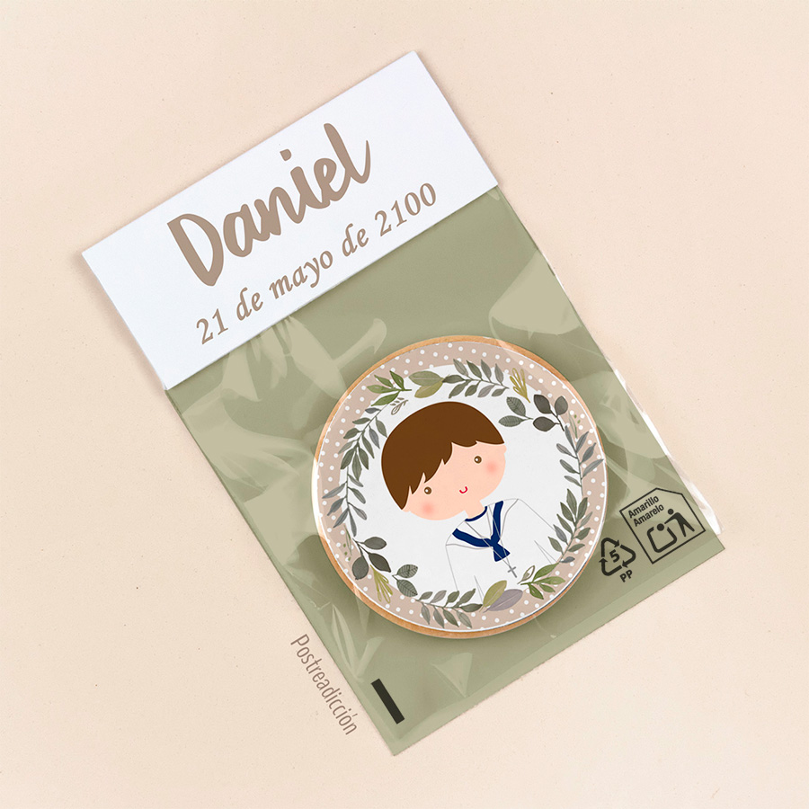 Imagen de producto: Cartulina con bolsita de 7 x 10 cm - fondo liso