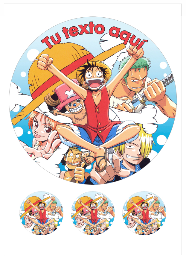 Imagen del producto: Modelo nº 2887: One Piece para tarta