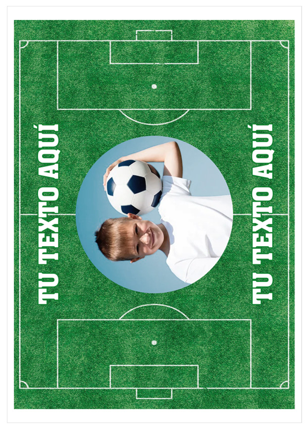 Imagen del producto: Modelo nº 3007: Campo de fútbol con foto