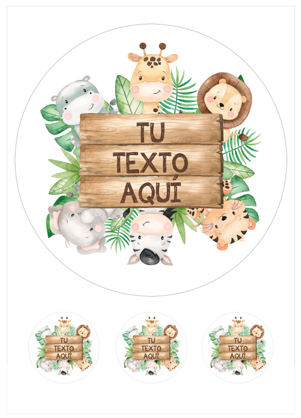 Imagen del producto: Modelo nº 3008: Safari para tarta