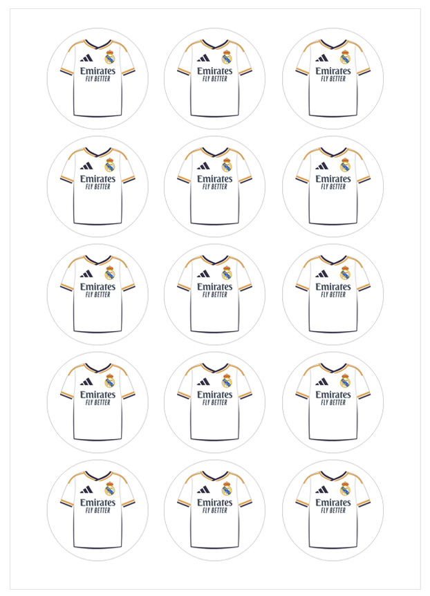 Imagen del producto: Modelo nº 3009: Camiseta del Real Madrid