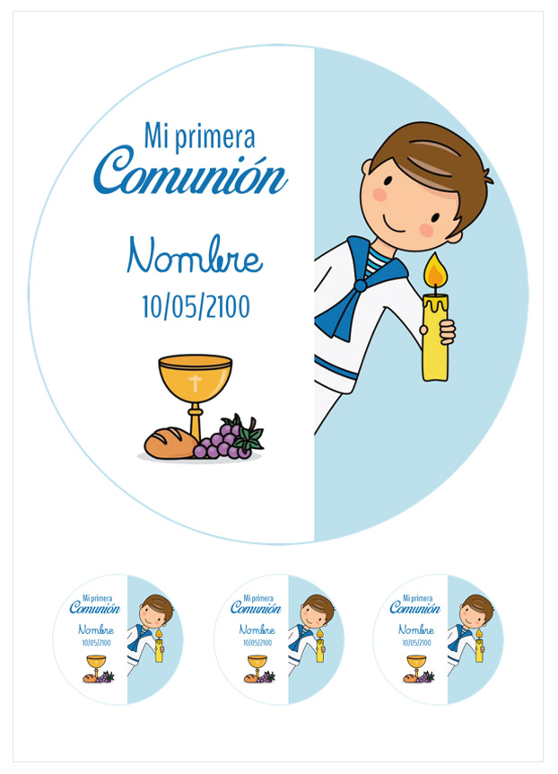 Imagen del producto: Modelo nº 3015: Niño de comunión para tarta