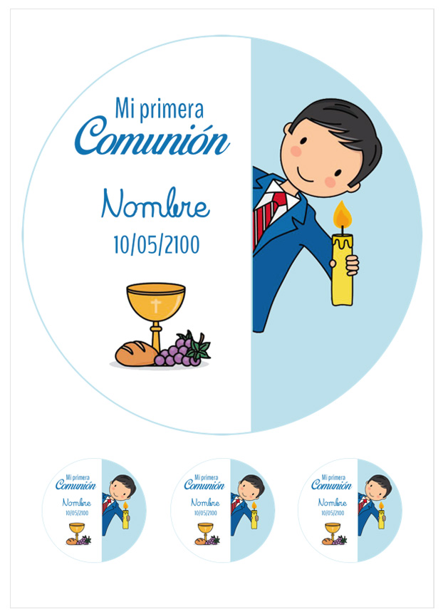 Imagen del producto: Modelo nº 3019: Niño de comunión para tarta