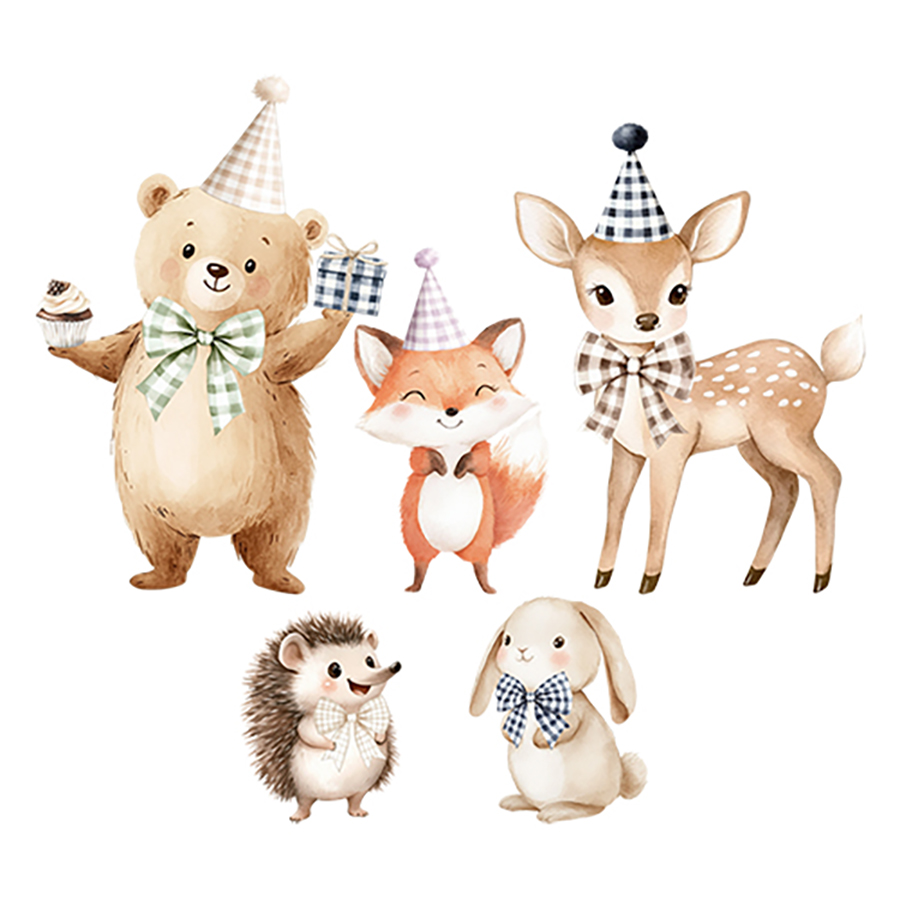 Imagen de producto: Set de 5 cortadores de animales del bosque