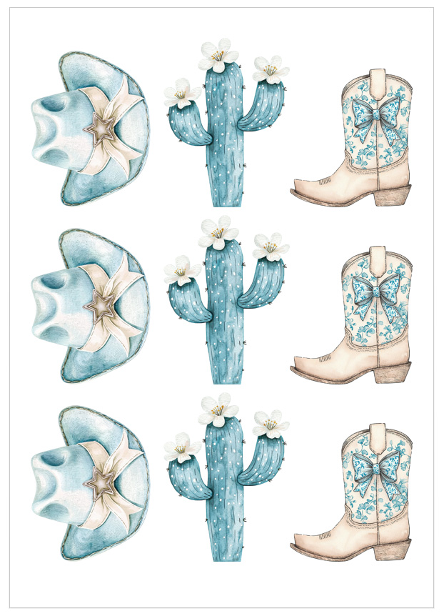Imagen del producto: Modelo n&ordm; 3228: Cowgirl azul