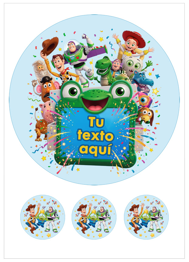 Imagen del producto: Modelo n&ordm; 3252: Toy Story 5 para tarta