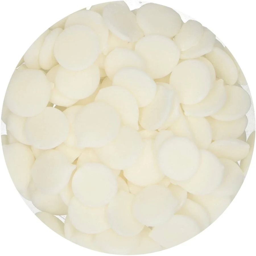 Imagen del producto: Deco Melts blanco SABOR YOGUR - 250 g - Funcakes