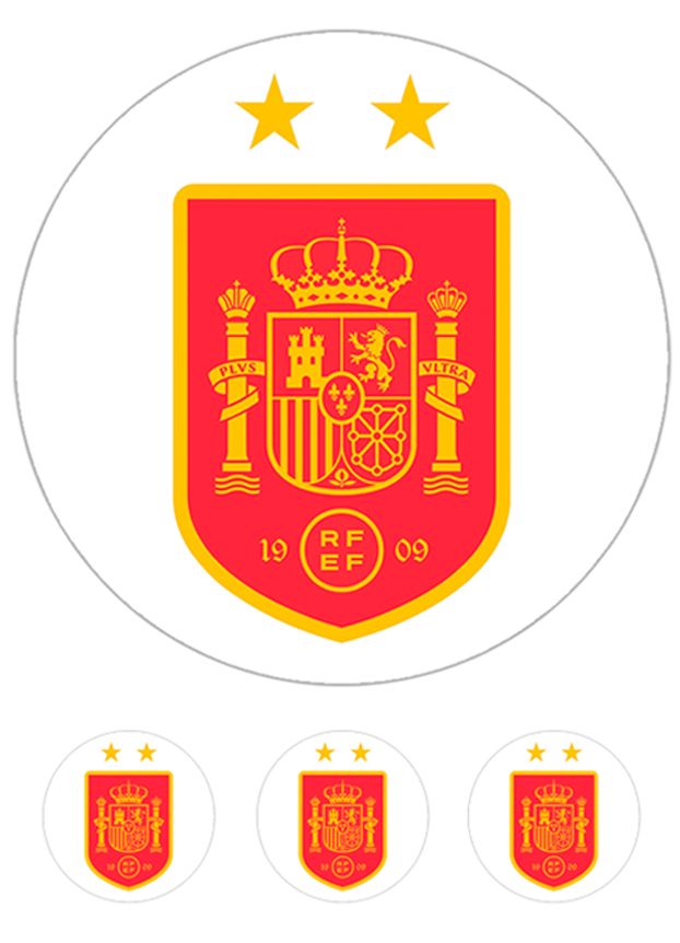 Imagen del producto: Modelo n&ordm; 3257: Escudo Selecci&oacute;n espa&ntilde;ola para tarta