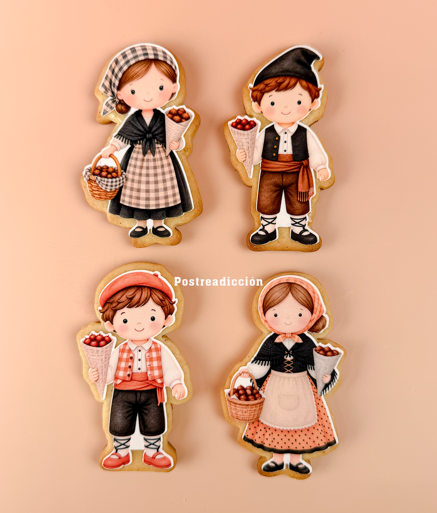 Imagen del producto: Set de 4 cortadores Ni&ntilde;os Castanyers