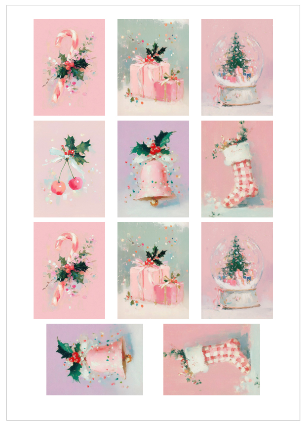 Imagen del producto: Modelo n&ordm; 3263: Navidad acuarela