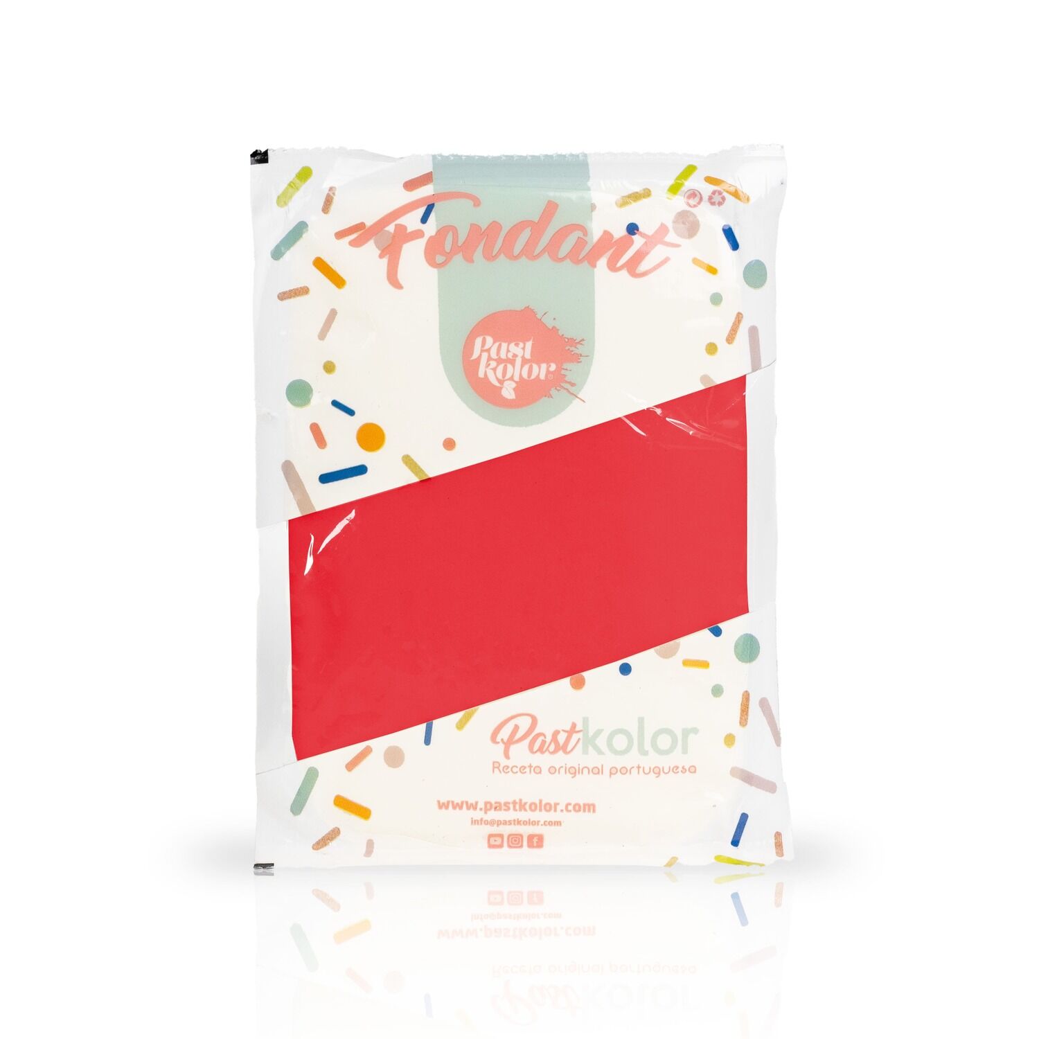 Imagen del producto: Fondant rojo, 250 g - Pastkolor
