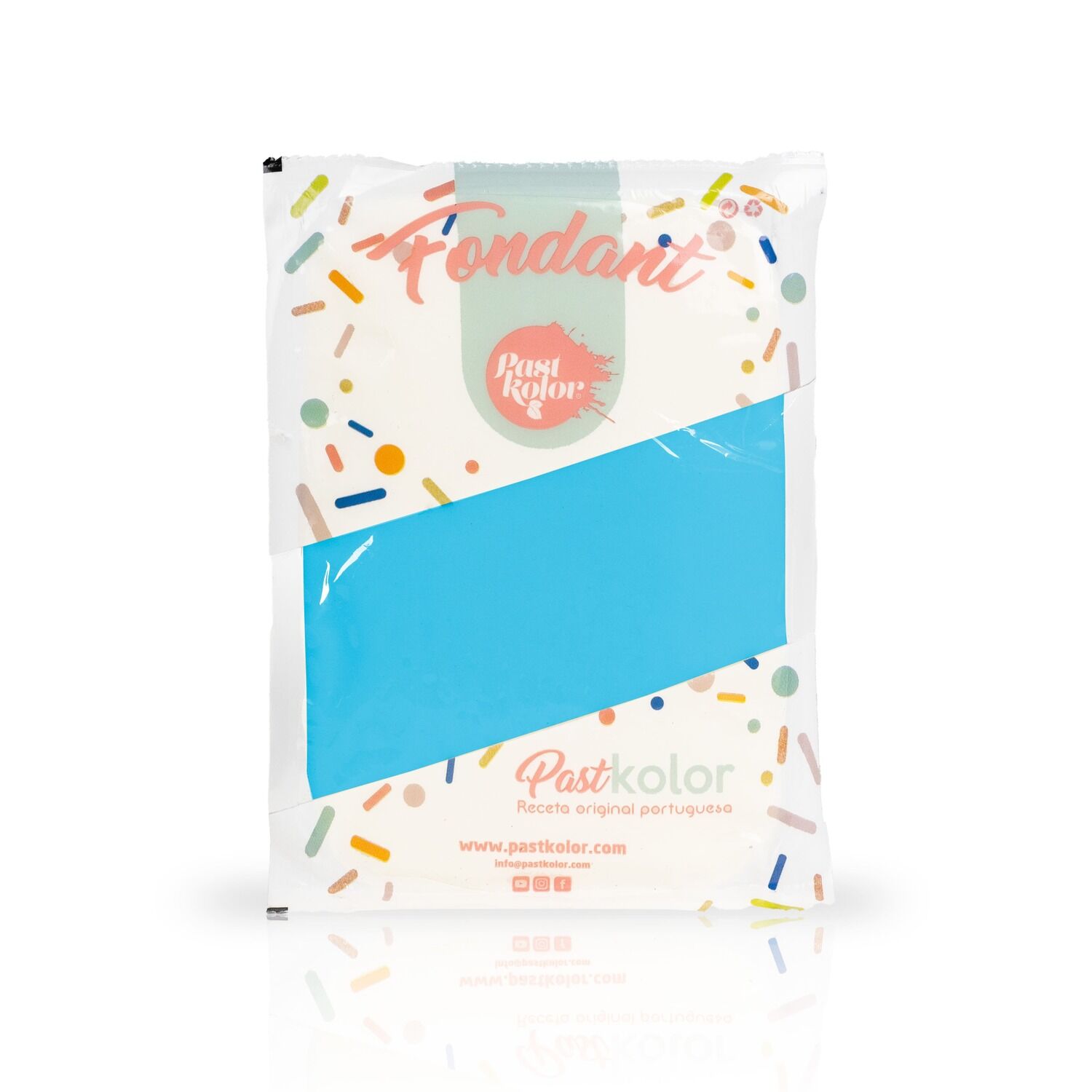 Imagen del producto: Fondant azul, 250 g - Pastkolor