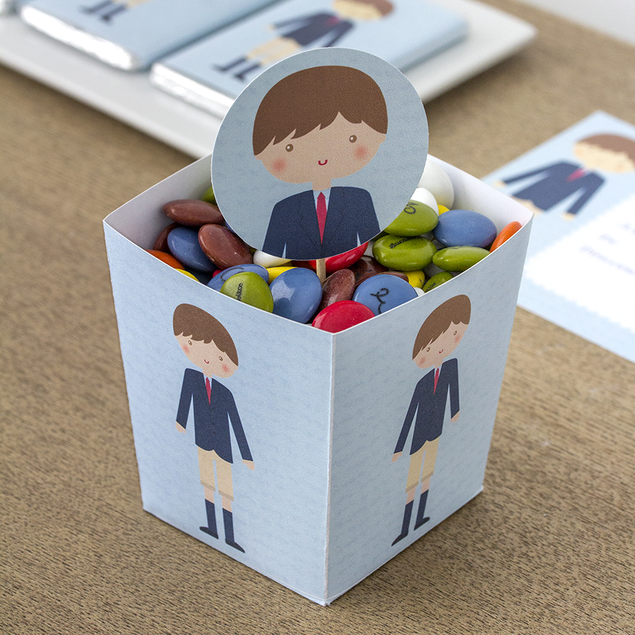 Imagen de producto: Caja para chuches de comunión de niño