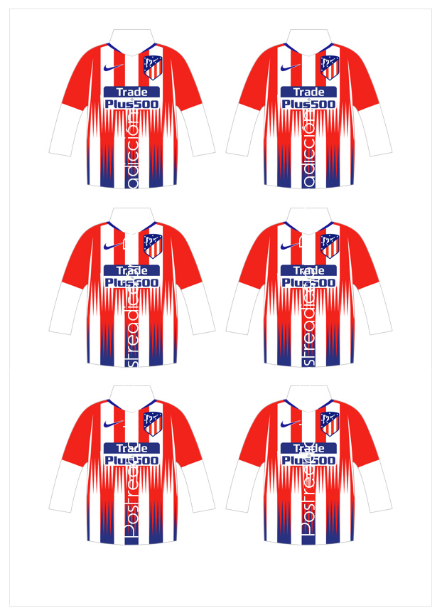 Imagen de producto: Modelo nº 572: Camisetas Atlético de Madrid