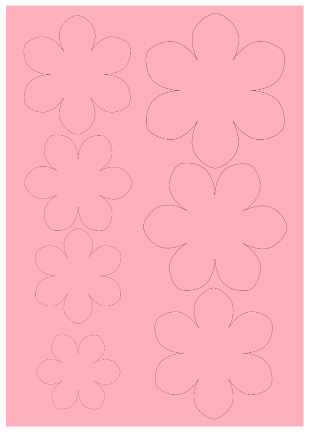 Imagen de producto: Modelo nº 316B: Rosa, especial para flores de oblea