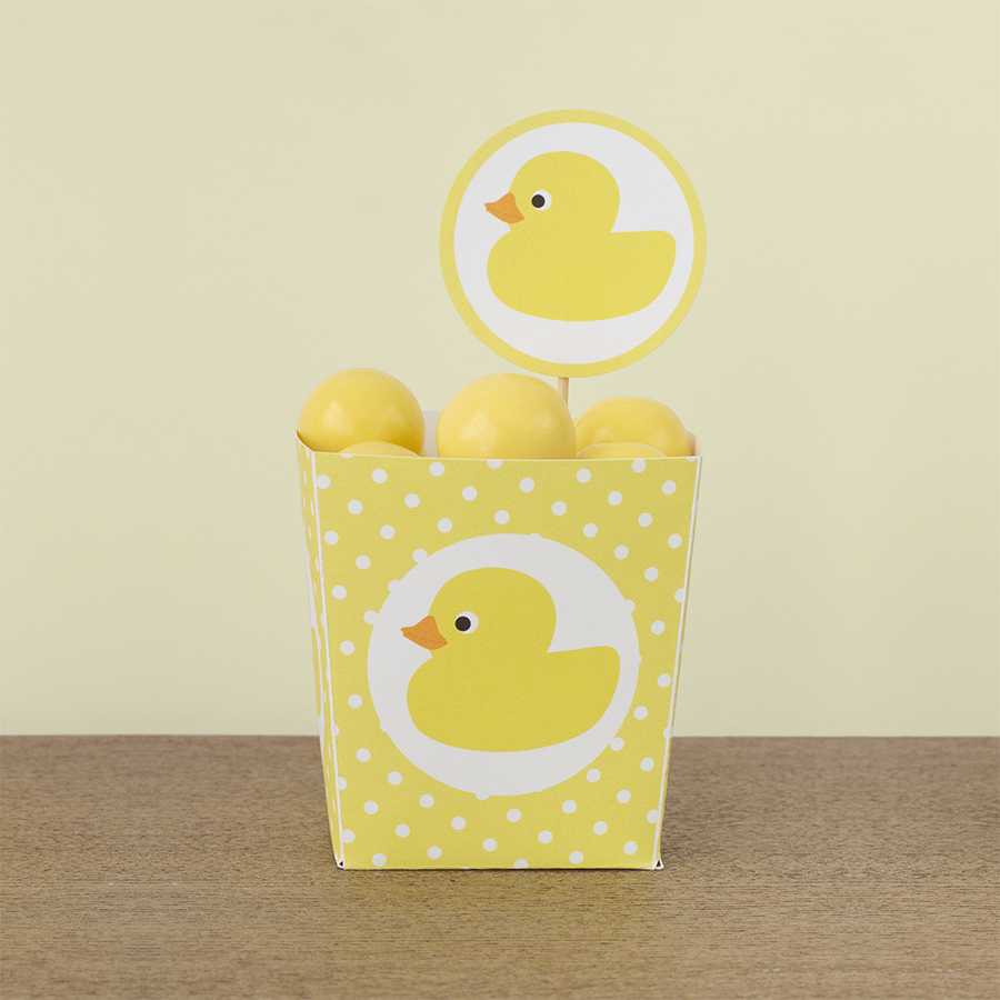 Imagen de producto: Caja para chuches de patito amarillo