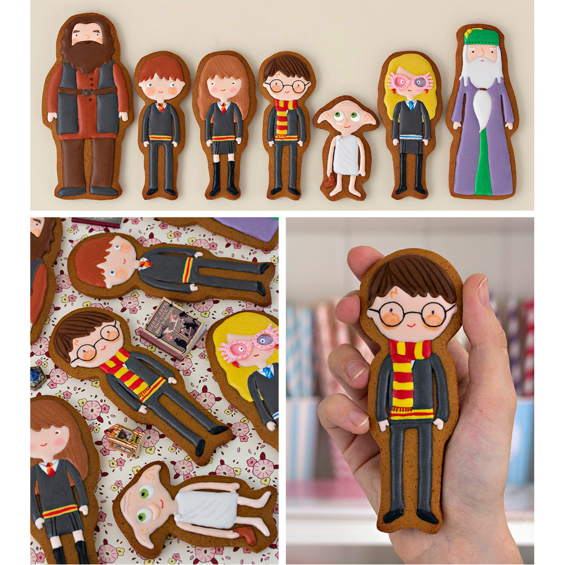 Imagen de producto: Curso a distancia de galletas de Harry Potter - INCLUYE CORTADORES